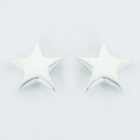 Tiny Stars Stud Earrings (Silver)