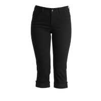 Not Your Daughter's Jeans Carmen Cuffed Crop, Black, 10