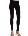 Three Dots Women's Seamless Jersey Leggings,Black,Small/Medium