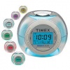 Timex T035 Color Changing Alarm Clock with Soothing Sounds (White)