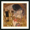 The Kiss (detail), 1907 by Gustav Klimt Framed Fine Art Print - 30 x 30