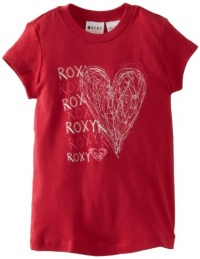 Roxy Kids Girls 2-6X Light Chaser Tee, Cabin Red, Medium