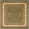 Area Rug 8x8 Square Traditional Sage - Ivory Color - Safavieh Lyndhurst Rug from RugPal