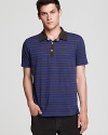 Benson Stripe Jersey Polo