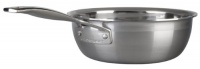 Le Creuset Tri-Ply Stainless Steel 1-1/2-Quart Open Saucepan