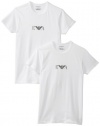 Emporio Armani Men's Cotton Stretch 2 Pack Crew Neck Tee