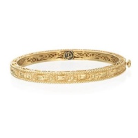 Delatori 18kt Yellow Gold Plated Pompeii Thin Bangle