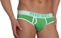 Diesel Men's Fresh And Bright UMS Lukex Cotton Stretch Brief