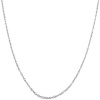 14 Karat White Gold 0.7-mm Loose Rope Chain (20 Inch)