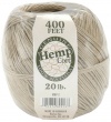 Darice 20# Hemp Cord - 400ft/100% Natural