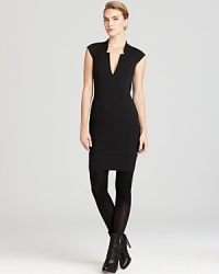 Seamless elegance for day to dark, this oh-so flattering French Connection dress commands the conference room and cocktail party without missing a beat--a perfect new addition for your classic LBD archives.