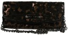 Betsey Johnson Bronze Cheetah-licious Animal Print Sequins Clutch