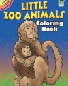 Little Zoo Animals Coloring Book (Dover Little Activity Books)