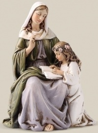 6 Saint Anne Statue Figurine Catholic Gift