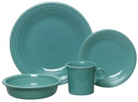 Fiesta 4-Piece Dinnerware Place Setting, Turquoise