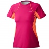 Columbia Women's Baselayer Midweight Short Sleeve Top, Bright Rose, Medium