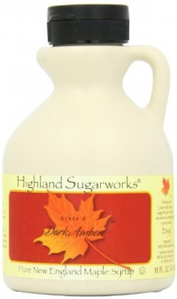 Highland Sugarworks Pint Jug Dark Amber Maple Syrup, 16 Ounce