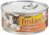 Friskies Cat Food Classic Pate, Country Style Dinner, 5.5-Ounce Cans (Pack of 24)