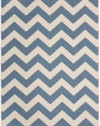 Safavieh CY6244-243 Courtyard Collection Indoor/Outdoor Area Rug, 9-Feet by 12-Feet, Blue and Beige