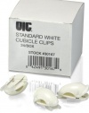 Officemate Cubicle Clips, White, Box of 24 (30167)