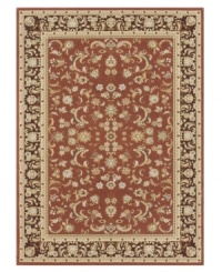 Impeccably detailed florals cascade across this Samira area rug from Loloi, imparting a distinctly traditional and elegant design for any space. Crafted in Turkey of ultra-durable and easy-to-clean polypropylene.