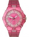 GUESS Dazzling Sport Watch - Fuchsia