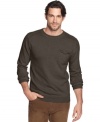 You'll have easy, casual style in your front pocket with this sweater from Marc New York.