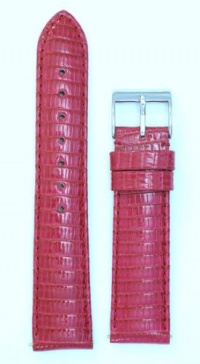 Ladies' Genuine Lizard Watchband Fuscia 18mm Watch Band