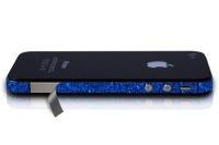 Verizon iPhone 4 Sparkling Vinyl Antenna Wrap - Midnight Blue