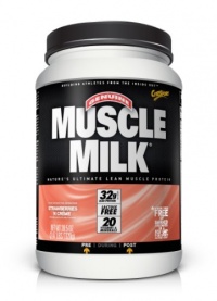 CytoSport Muscle Milk, Strawberries and Creme,  2.47 Pounds