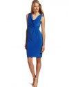 Jones New York Women's Sleeveless Cowl Neck Drape Dress