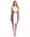 Nine West Dresses Women's Sleeveless Color-Block Dress