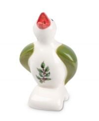 With an historic pattern on its belly, Spode's Christmas Tree pie bird is a festive gift to holiday baking. Nest it in the crust before you cook to let steam escape when your pie is bubbling.