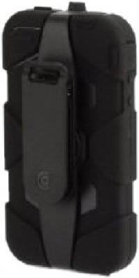 Griffin Military Duty Case and Belt Clip for iPhone 4 - 1 Pack - Retail Packaging - Black