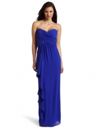 Nicole Miller Women's Strapless Gown, Blueberry, 8