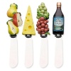 Boston Warehouse Wine and Cheese Spreader, Set of 4