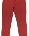 Tommy Hilfiger Women's Spirit Modern Fit Skinny Red Wash Crop Jeans (American Beauty Red)