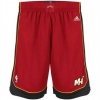 Miami Heat Red Adult Swingman Shorts By Adidas