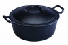 Lodge Pro Logic Cast Iron Dutch Oven, Black, 7-Quart