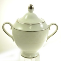 Martha Stewart Collection with Wedgwood Petal Lattice Covered Sugar Bowl