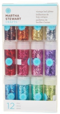 Martha Stewart Crafts Chunky Iridescent Glitter, 12-Package