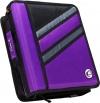 Case-it Z-Binder Two-in-One 1.5-Inch D-Ring Zipper Binder, Purple, Z-176-PUR