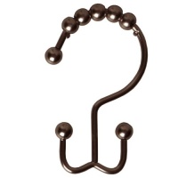 Maytex Mills Metal Double Glide Shower Ring, Oil Rubbed Bronze