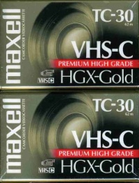 Maxell 203020 HGX-GOLD TC-30 Camcorder Video Cassette, 2 Pack