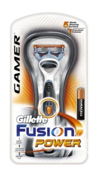 Gillette Razor Power, Fusion Gamer, 1-Count Package