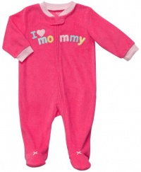 Carter's Heart Mommy Terry Coverall (Sizes NB - 9M)