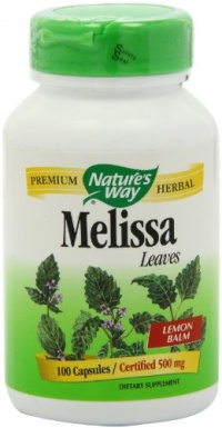 Nature's Way Melissa Lemon Balm Capsules, 100-Count