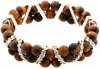 Royal Diamond Tiger-Eye Stretch Charm Bracelet (6 Colors to Choose From)