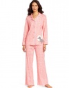 Hue Sleepwear Women's Knit Notched Sheep Set