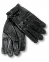 Interstate Leather Men's Basic Driving Gloves (Black, Medium)